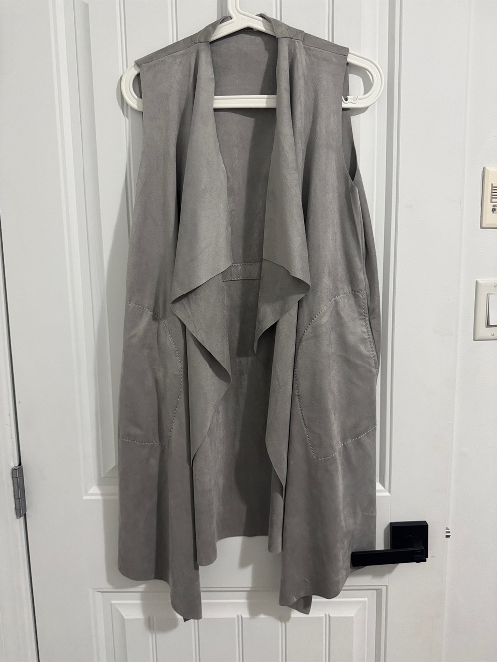 NWT Max Studio Sleeveless Suede Vest